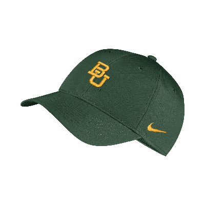 Shop Nike Baylor Legacy91  Unisex College Cap In Green