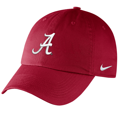 Shop Nike Alabama Heritage86  Unisex College Logo Cap In Red