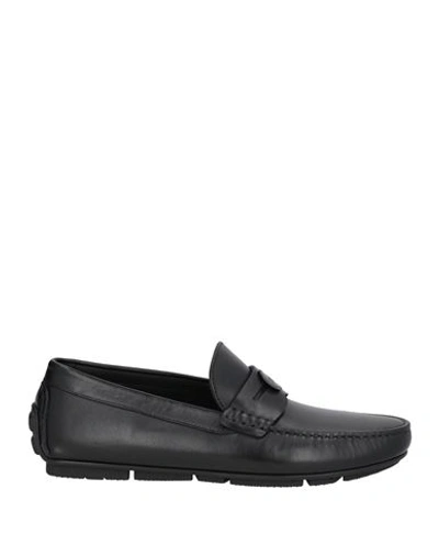 Shop Cavalli Class Man Loafers Black Size 9 Leather