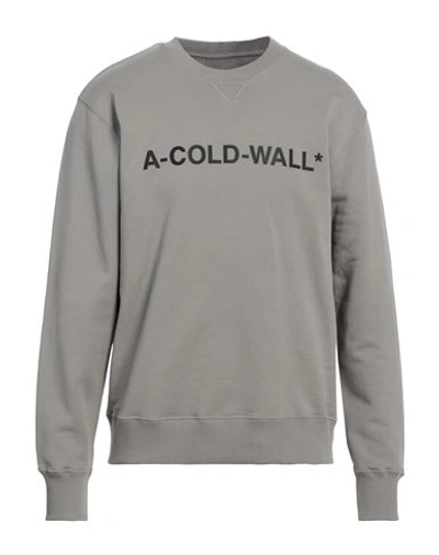 Shop A-cold-wall* Man Sweatshirt Grey Size Xl Cotton, Elastane