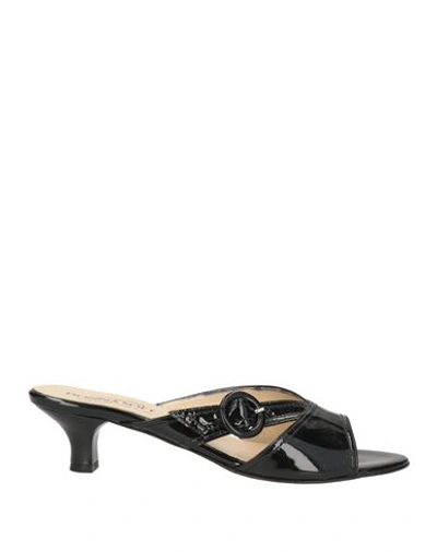 Shop Donna Soft Woman Sandals Black Size 5 Soft Leather