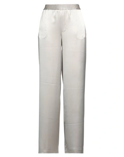 Pt Torino Woman Pants Light Grey Size 6 Triacetate, Polyester In Grey