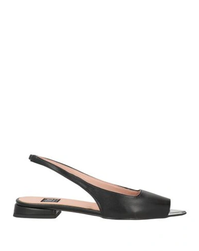 Islo Isabella Lorusso Woman Sandals Black Size 12 Textile Fibers In Black