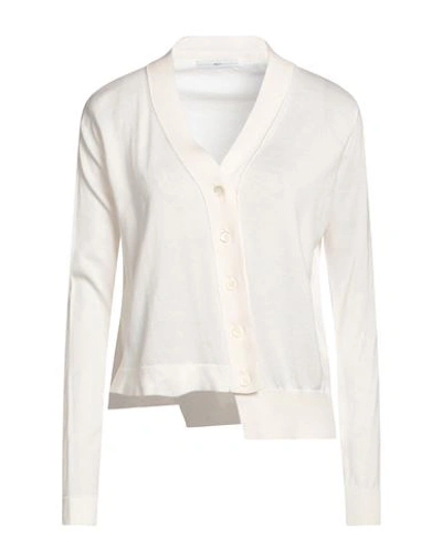 Shop High Woman Cardigan Ivory Size L Cotton In White