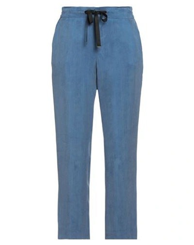 Shop Pt Torino Woman Pants Pastel Blue Size 10 Lyocell