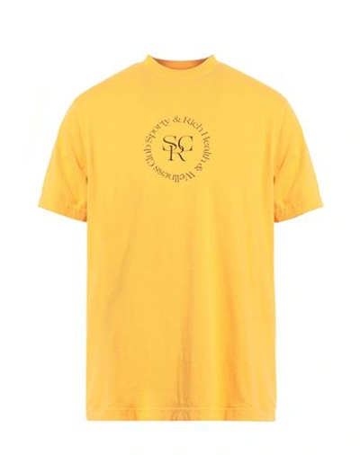 Shop Sporty And Rich Sporty & Rich Man T-shirt Mandarin Size M Cotton