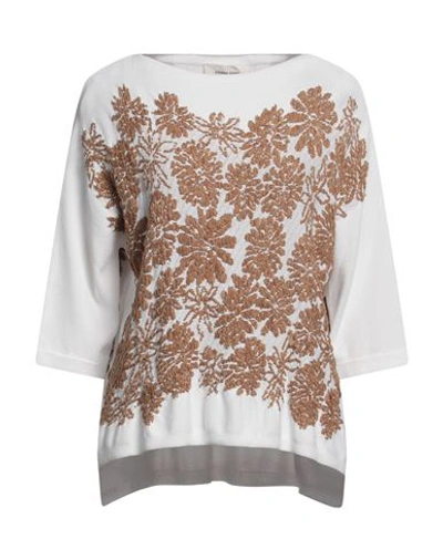Shop Liviana Conti Woman Sweater White Size L Viscose, Polyamide