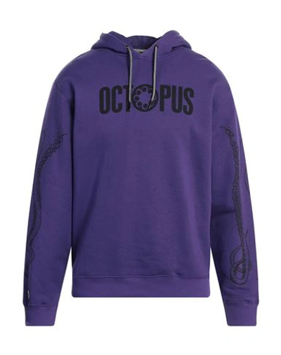 Shop Octopus Man Sweatshirt Purple Size S Cotton