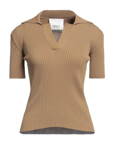 Shop Erika Cavallini Woman Sweater Sage Green Size M Viscose, Polyamide