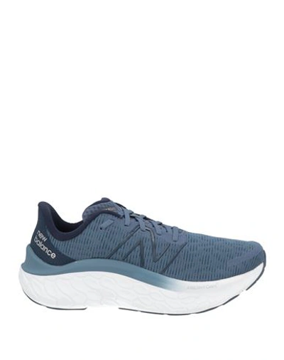 Shop New Balance Man Sneakers Slate Blue Size 9 Textile Fibers
