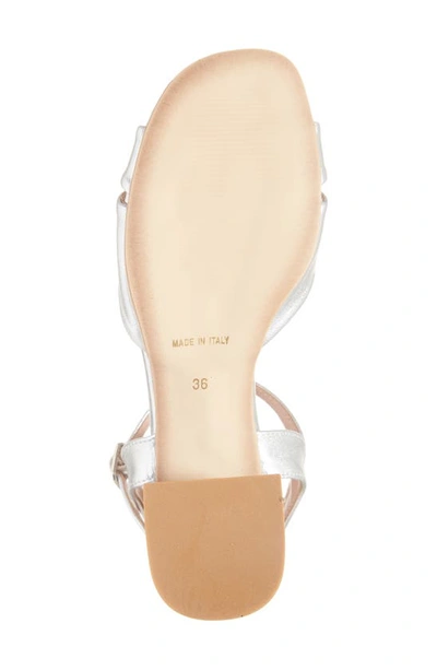 Shop Cordani Ilaria Block Heel Sandal In Argento