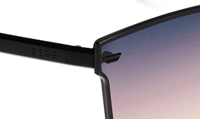 Shop Diff Bella V 63mm Gradient Oversize Square Sunglasses In Black/ Twilight Gradient