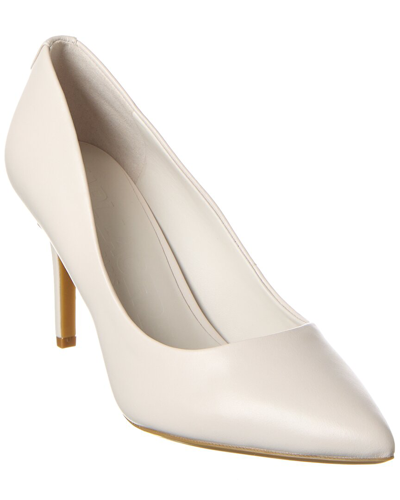 Shop Karl Lagerfeld Royale Leather Pump In White