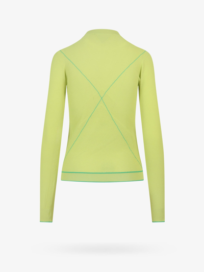 Shop Bottega Veneta Woman Sweatshirt Woman Green Sweatshirts