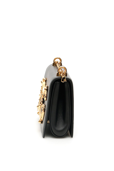 Shop Dolce & Gabbana Nappa Leather Dg Girls Bag Women In Black