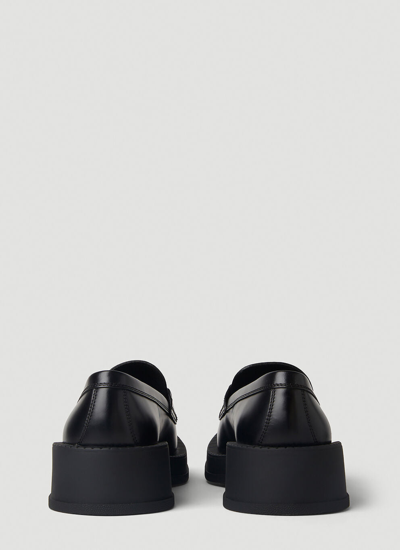 Shop Gucci Men Horsebit Loafers In Black