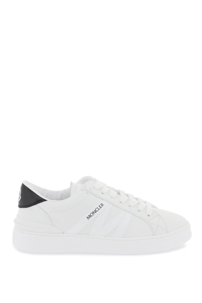 Shop Moncler Basic 'monaco M' Sneakers Women In White