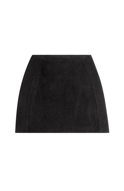 Sonia Rykiel Knit Mini Skirt In Black