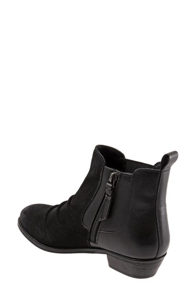 Shop Softwalk ® Rockford Chelsea Boot In Black Suede