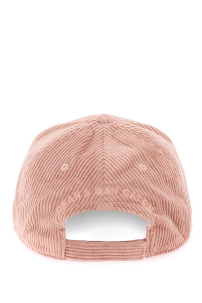 Shop Dsquared2 Baseball Cap With Built-in Tiara In Pink