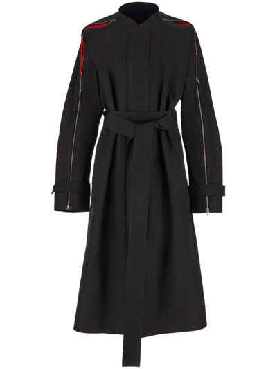 Shop Ferragamo Coats In Black