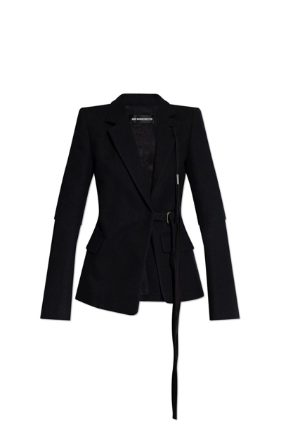 Shop Ann Demeulemeester Venla Asymmetric Tailored Jacket In Black