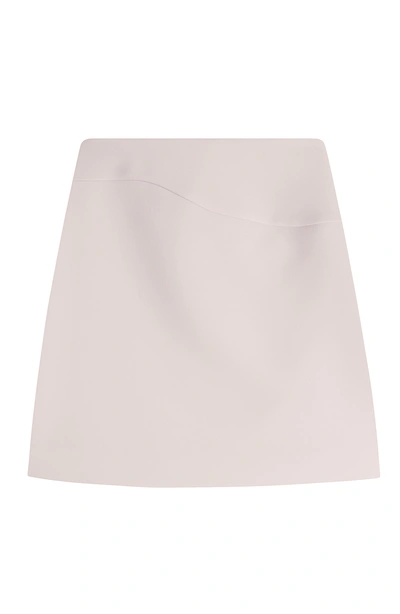 Courrèges Wool Skirt In Pink