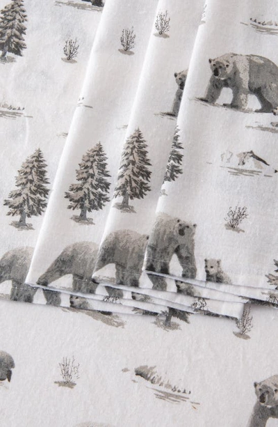 Woven & Weft Turkish Cotton Holiday Print Sheet Set In North Pole Polar Bears