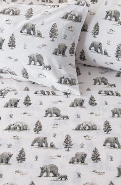 Woven & Weft Turkish Cotton Holiday Print Sheet Set In North Pole Polar Bears