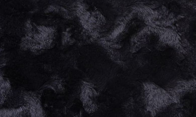 Shop Artisan 34 Faux Fur Throw Blanket In Black