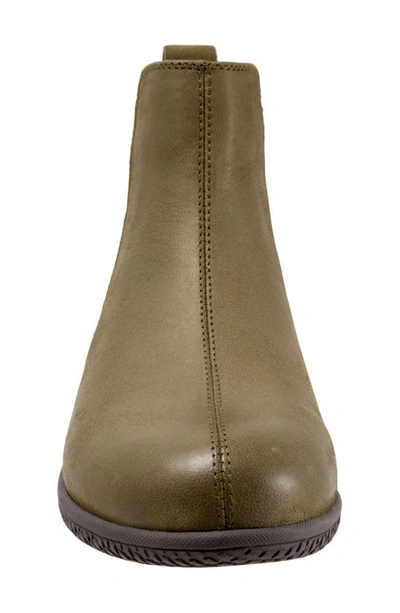 Shop Softwalk ® Highland Chelsea Boot In Olive Leather