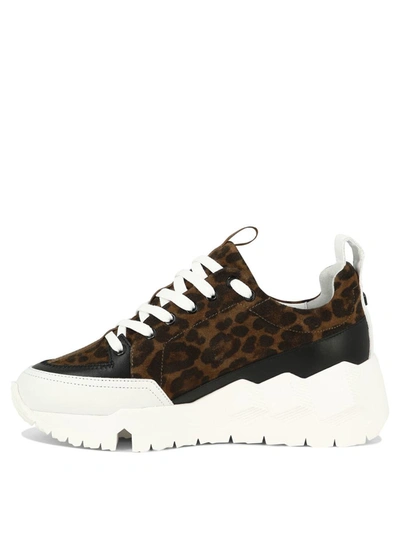 Shop Pierre Hardy "street Life" Sneakers In Brown