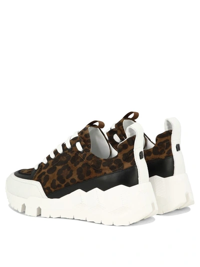 Shop Pierre Hardy "street Life" Sneakers In Brown