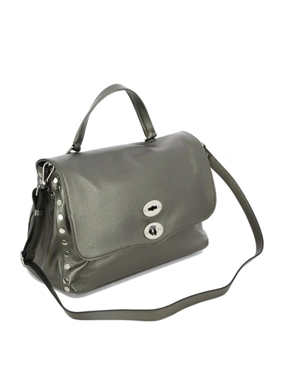 Shop Zanellato "postina Daily M" Handbag In Grey