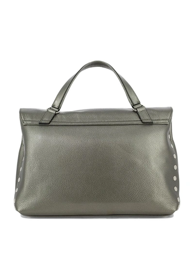 Shop Zanellato "postina Daily M" Handbag In Grey