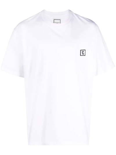 Shop Wooyoungmi T-shirt Con Logo In White