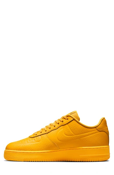 Shop Nike Air Force 1 '07 Premium Sneaker In University Gold