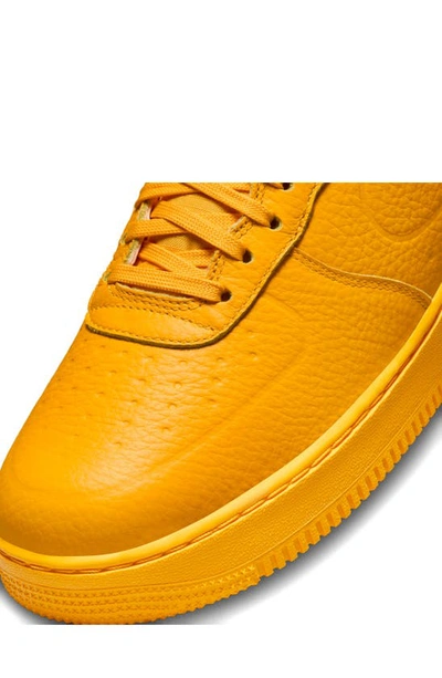 Shop Nike Air Force 1 '07 Premium Sneaker In University Gold