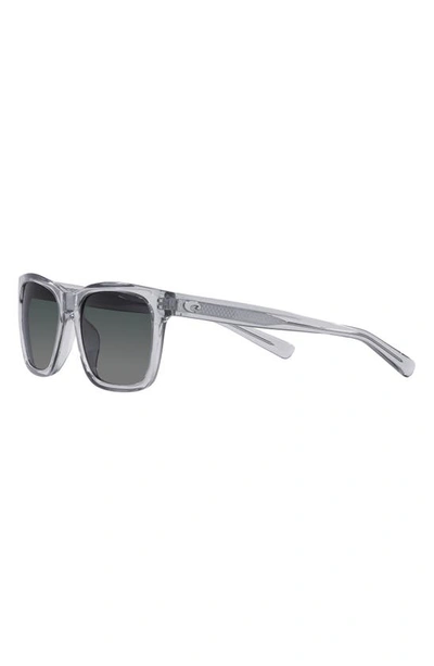 Costa Del Mar Tybee 55mm Gradient Polarized Rectangle Sunglasses In Crystal
