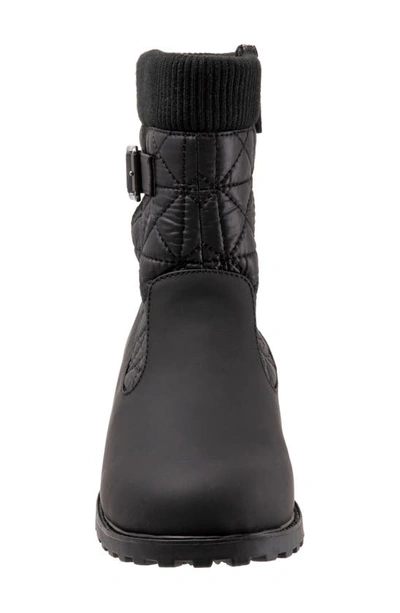 Shop Trotters Berry 2.0 Weatherproof Faux Fur Boot In Black