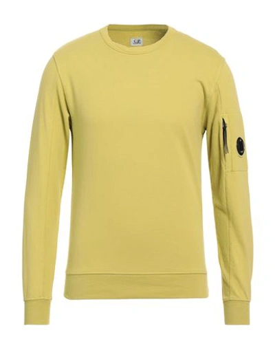 C.p. Company C. P. Company Man Sweater Acid Green Size 38 Cotton In Green