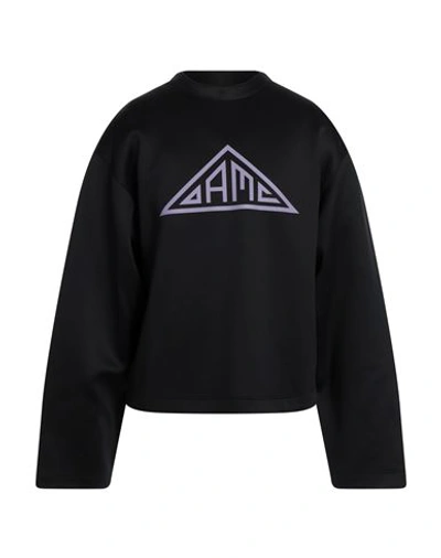 Shop Oamc Man Sweatshirt Black Size M Polyamide