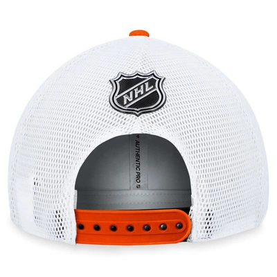 Shop Fanatics Branded  Black Anaheim Ducks Authentic Pro Rink Trucker Adjustable Hat