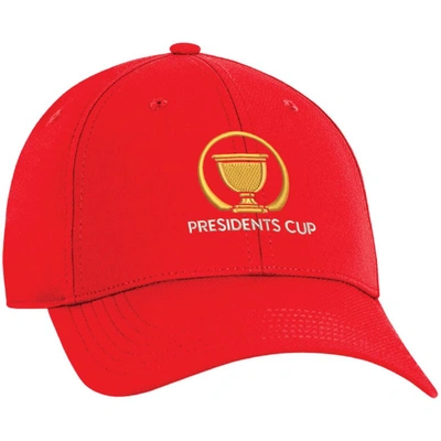 Shop Ahead Unisex   Red 2024 Presidents Cup  Stratus Adjustable Hat