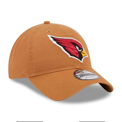 Shop New Era Brown Arizona Cardinals  Main Core Classic 2.0 9twenty Adjustable Hat