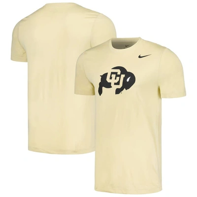 Shop Nike Gold Colorado Buffaloes Legend Logo Performance T-shirt