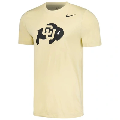 Shop Nike Gold Colorado Buffaloes Legend Logo Performance T-shirt