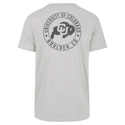 Shop 47 '  Gray Colorado Buffaloes Left Chest Back Slide Two Hit Franklin T-shirt