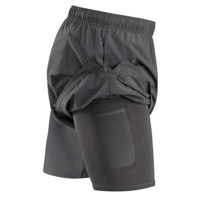Shop Fanatics Branded  Gray Vegas Golden Knights Authentic Pro Tech Shorts In Charcoal