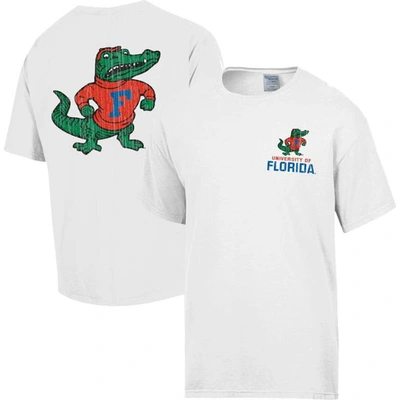 Shop Comfort Wash White Florida Gators Vintage Logo T-shirt
